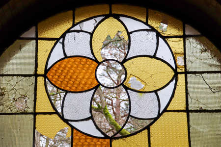 The ruins of an old hospital in Germanyのeditorial素材