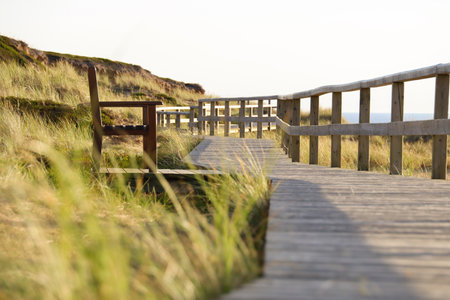 Beautiful landscapes of Sylt in Germanyの写真素材