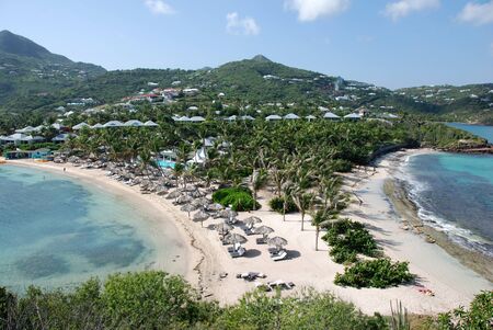 Guanahani Beach in St Bartsの写真素材