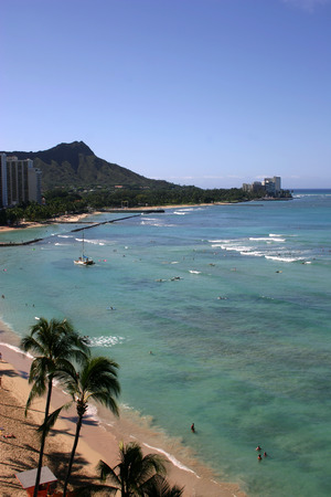 Hawaii Diamond Head Oahuの写真素材