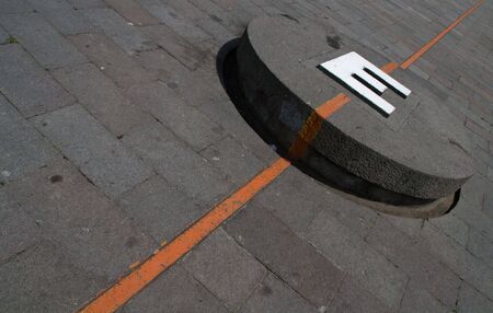 the equator monument in quito, ecuadorの写真素材