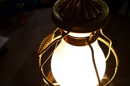 lamp in the dark, closeup of photo, beautiful photo digital picture