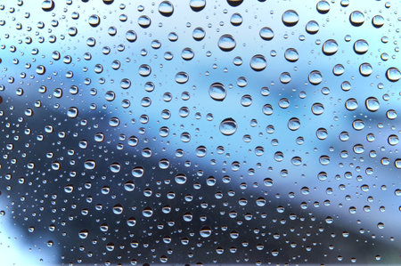 Water drop color Blue