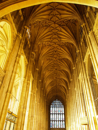 Interior of Canterbury Cathedral in Englandのeditorial素材