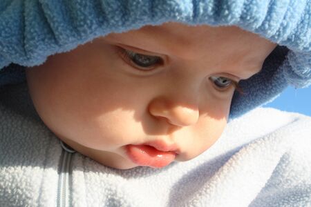 Blue Babyの写真素材