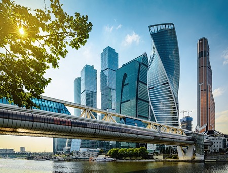 Moscow International Business Center - Moscow Cityの写真素材