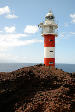 Faro de Teno, Tenerife, Canary Islands, Spainの写真素材