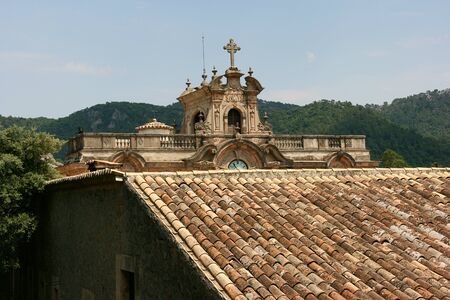 Santuari de Lluc, Monastery in Mallorca, Balearic Islands, Spainの写真素材