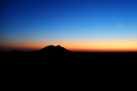 Sunset at Klein Spitzkoppe, Namib, Namibiaの写真素材