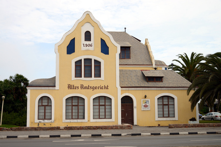 Amtsgericht (district court), Swakopmund, Namibiaの写真素材