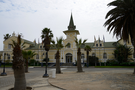 Train station, Swakopmund, Namibiaの写真素材