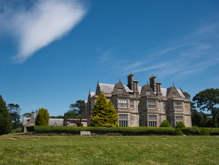Side view of the old Muckross House in the Killarney National Park in Irelandの写真素材