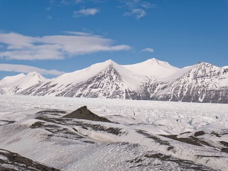 A glacier hike on the J?kulsarlon glacier in Iceland