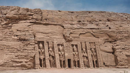The Abu Simbel temples in Aswan