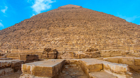 The Pyramid of Khafre in Giza, Egypt