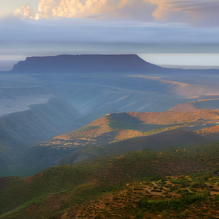 Sunrise over Grand Canyon National Park in Arizona, United States.の素材