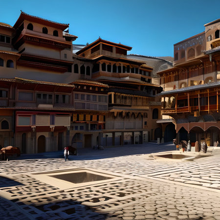 View of Amber Fort in Jaipur, Rajasthan, Indiaの素材