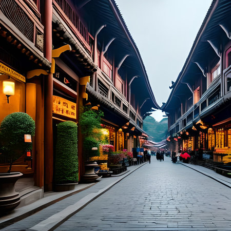 Lijiang old town is a UNESCO World Heritage Siteの素材