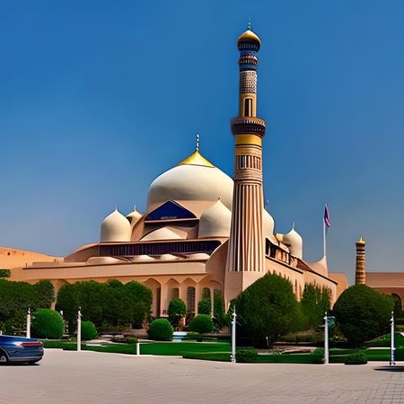 Sheikh Zayed Grand Mosque in Abu Dhabi, United Arab Emiratesの素材