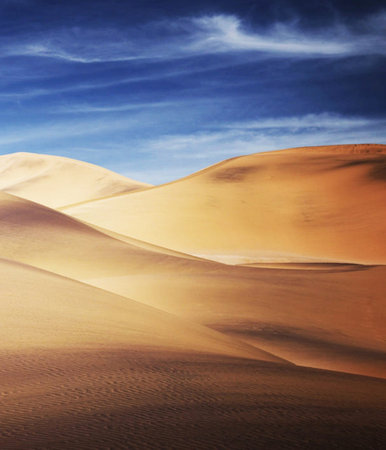 Sand dunes in Maspalomas Gran Canaria, Canary Islands, Spain