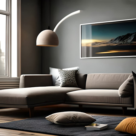 3d render of luxury villa with swimming pool and palm treesの素材