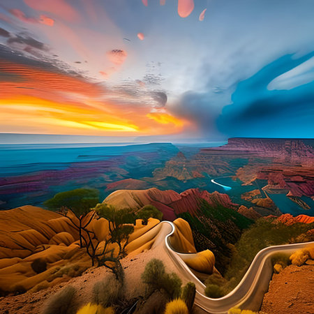 Fantasy landscape. Canyonlands National Park, Utah, USA.の素材