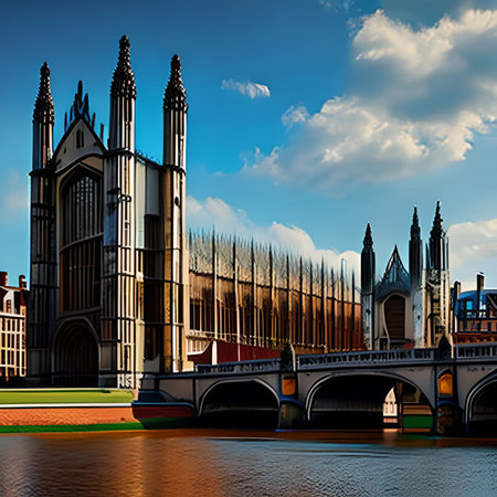 Westminster Bridge and Houses of Parliament, London, England, UKの素材