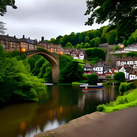 A view of the city of Heidelberg in Germany, Europe.の素材