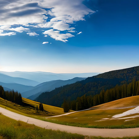 Beautiful mountain landscape. Carpathian, Ukraine, Europe. Beauty world.の素材