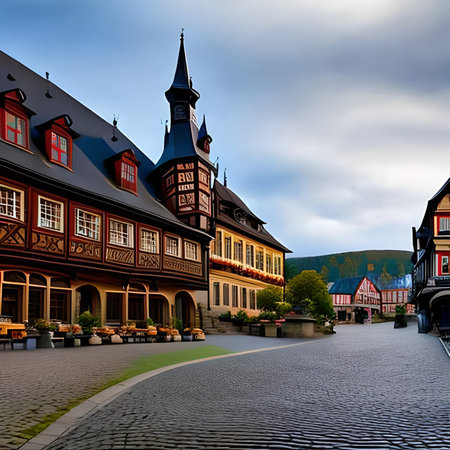 Colorful houses in the old town of Bergen, Norway.の素材