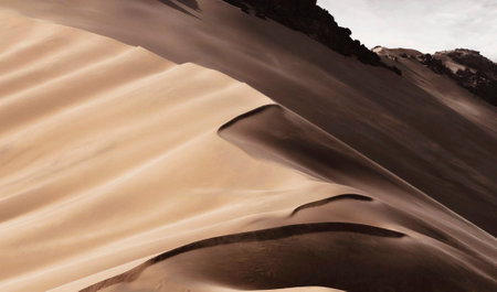 Desert sand dunes in the Namib Desert, Namibia
