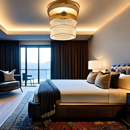 Exterior of modern house with garage and pool. 3d renderingの素材