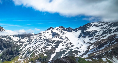 Mountain landscape in the Alps. Switzerland, Europe. Beauty world.の写真素材