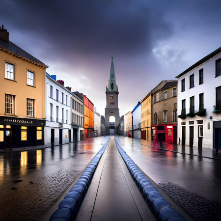 Cityscape of the old town of Bruges, Belgium.の素材