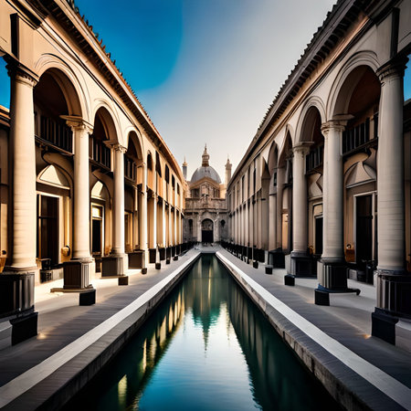 Santa Maria della Salute church in Venice, Italy. The church is the oldest church in Venice.の素材