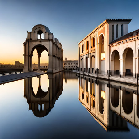 Sunset view of the Mosque of Cordoba, Andalusia, Spainの素材