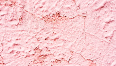 Pink concrete wall texture. Background for design with copy space for text or image.の写真素材