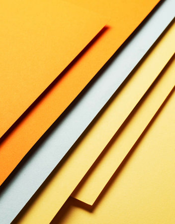 Colored sheets of paper as a background, close-up.の写真素材