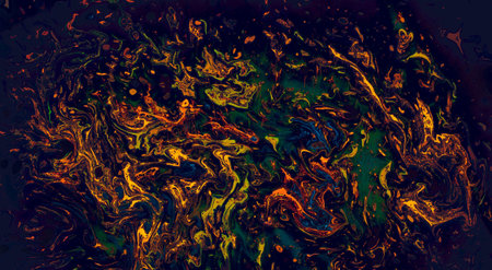 Traditional Ottoman Turkish abstract marbling art patterns as background. Turkish marbling art...