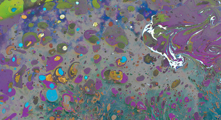 Traditional Ottoman Turkish abstract marbling art patterns as background. Turkish marbling art...