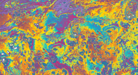 Traditional Ottoman Turkish abstract marbling art patterns as background (close-up shot)