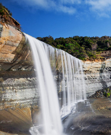 Waterfall in the Alentejo region, Portugal, Europe.の写真素材