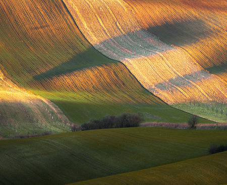 Beautiful spring landscape in the Tuscany region of Italy.