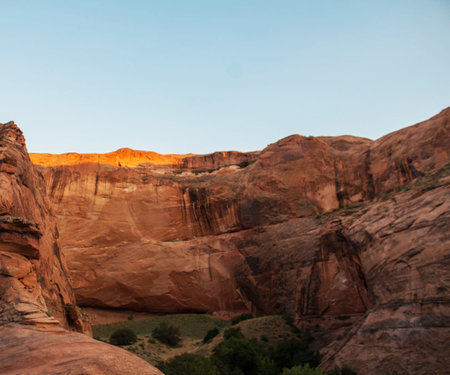 Sunset in Capitol Reef National Park, United States of America.の写真素材