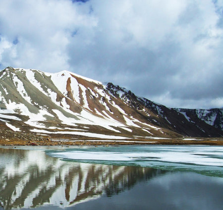 Tien Shan mountains, Ak-Shyrak Region, Kyrgyzstanの写真素材