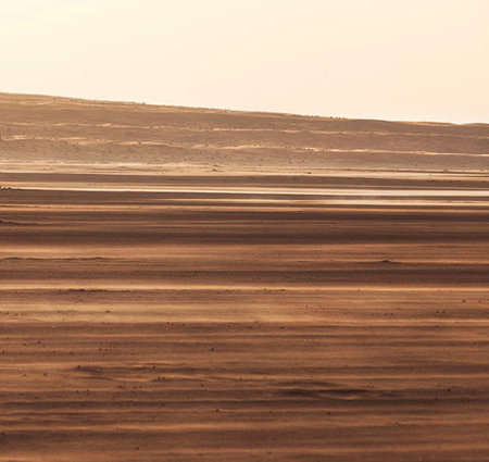 abstract texture in the desert of morocco and empty quarterの写真素材