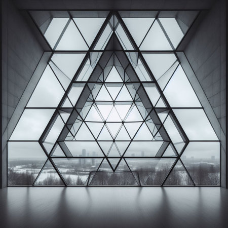 Abstract architecture background. 3d rendering, mock up, toned imageの素材