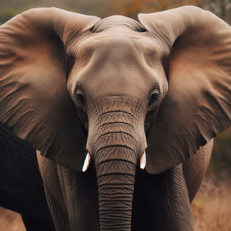 African elephant in Chobe National Park, Botswana, Africa.の素材