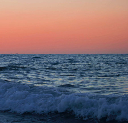Beautiful sunset over the sea. Sunset over the sea. Sunset over the sea.