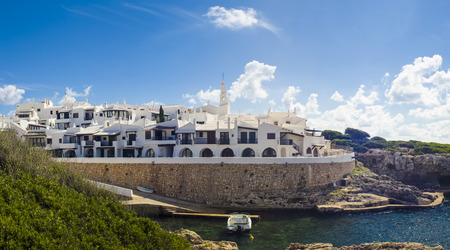 Holiday villas on a hot summers day.のeditorial素材